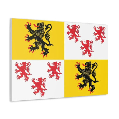 Flag of Hauts de France France 2 - Canvas Wall Art - The Sticker Space