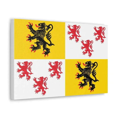 Flag of Hauts de France France 2 - Canvas Wall Art - The Sticker Space