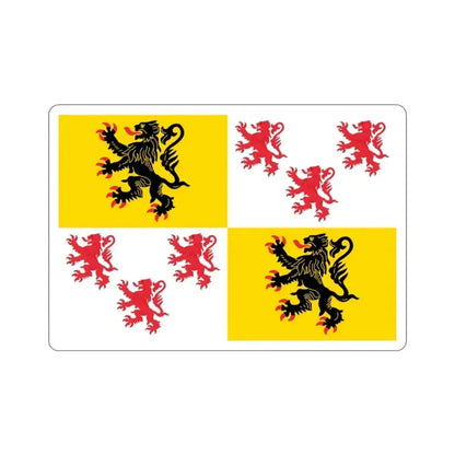 Flag of Hauts de France France 2 STICKER Vinyl Die-Cut Decal 2 Inch - The Sticker Space