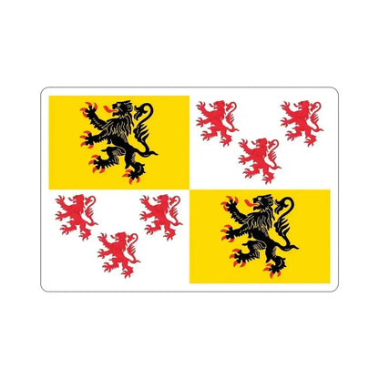 Flag of Hauts de France France 2 STICKER Vinyl Die-Cut Decal 6 Inch - The Sticker Space