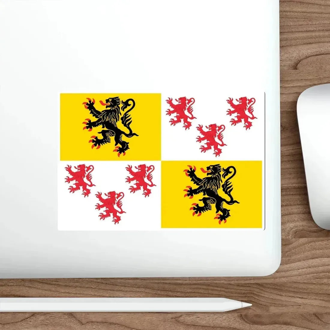 Flag of Hauts de France France 2 STICKER Vinyl Die-Cut Decal - The Sticker Space