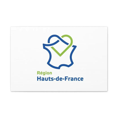 Flag of Hauts de France France - Canvas Wall Art 24″ x 16″ 1.25" - The Sticker Space