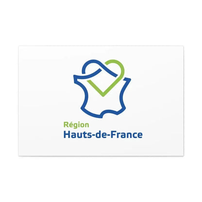Flag of Hauts de France France - Canvas Wall Art 36" x 24" 1.25" - The Sticker Space