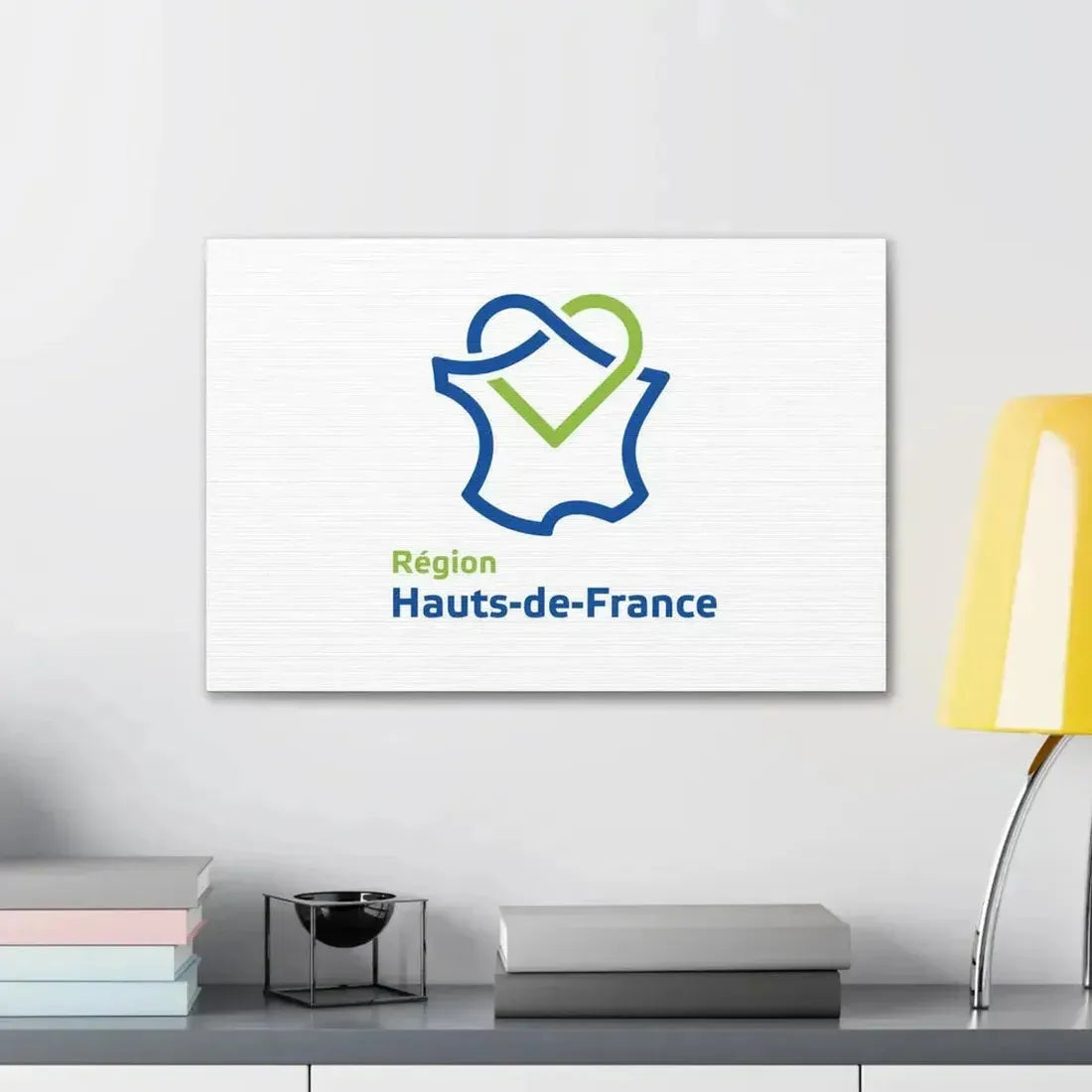 Flag of Hauts de France France - Canvas Wall Art - The Sticker Space