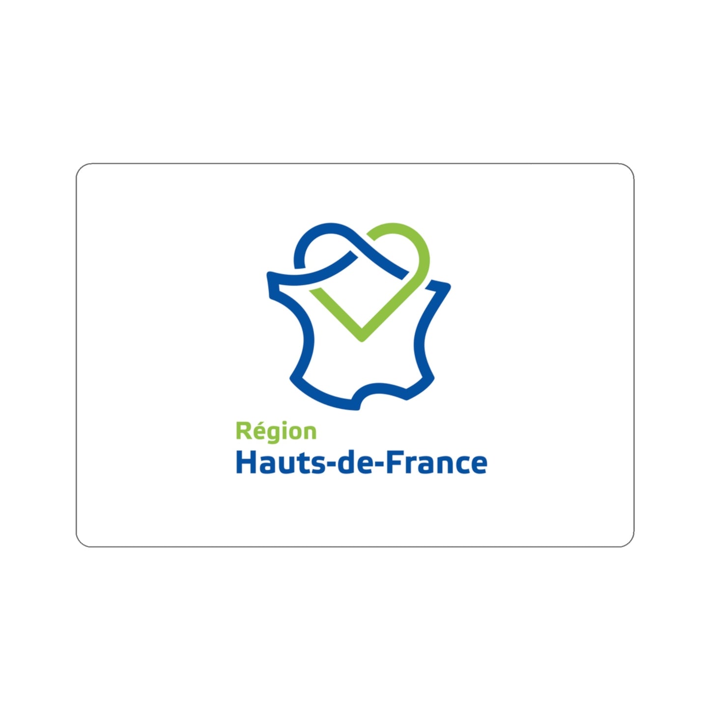 Flag of Hauts de France France STICKER Vinyl Die-Cut Decal-3 Inch-The Sticker Space