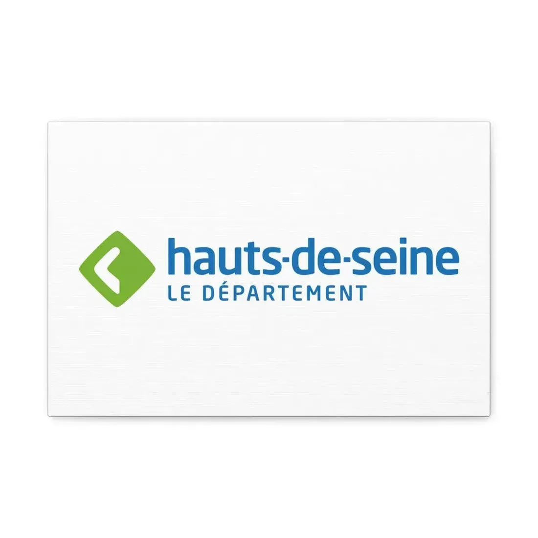 Flag of Hauts de Seine France - Canvas Wall Art 18″ x 12″ 1.25" - The Sticker Space