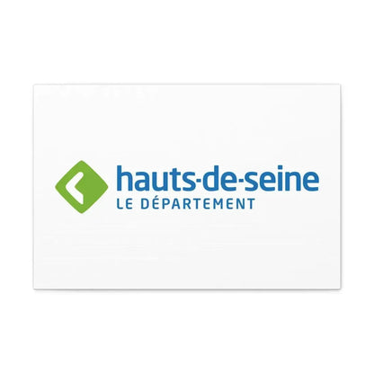 Flag of Hauts de Seine France - Canvas Wall Art 24″ x 16″ 1.25" - The Sticker Space