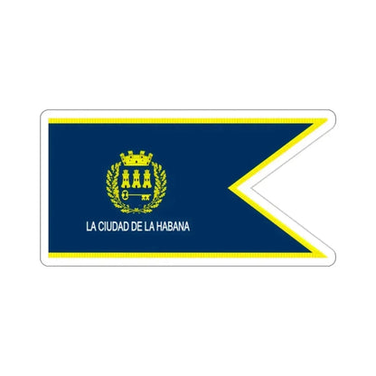Flag of Havana, Cuba STICKER Vinyl Die-Cut Decal 2 Inch - The Sticker Space