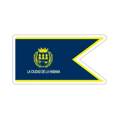 Flag of Havana, Cuba STICKER Vinyl Die-Cut Decal 6 Inch - The Sticker Space