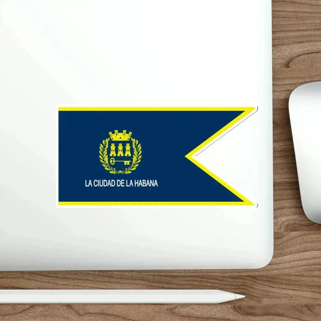 Flag of Havana, Cuba STICKER Vinyl Die-Cut Decal - The Sticker Space