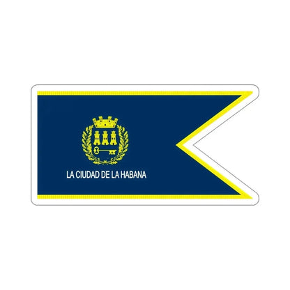 Flag of Havana, Cuba STICKER Vinyl Die-Cut Decal - The Sticker Space