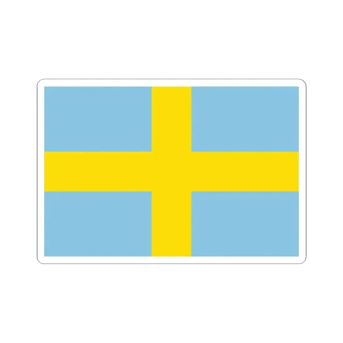 Flag of Havelange (Belgium) STICKER Vinyl Kiss-Cut Decal 2 Inch White - The Sticker Space