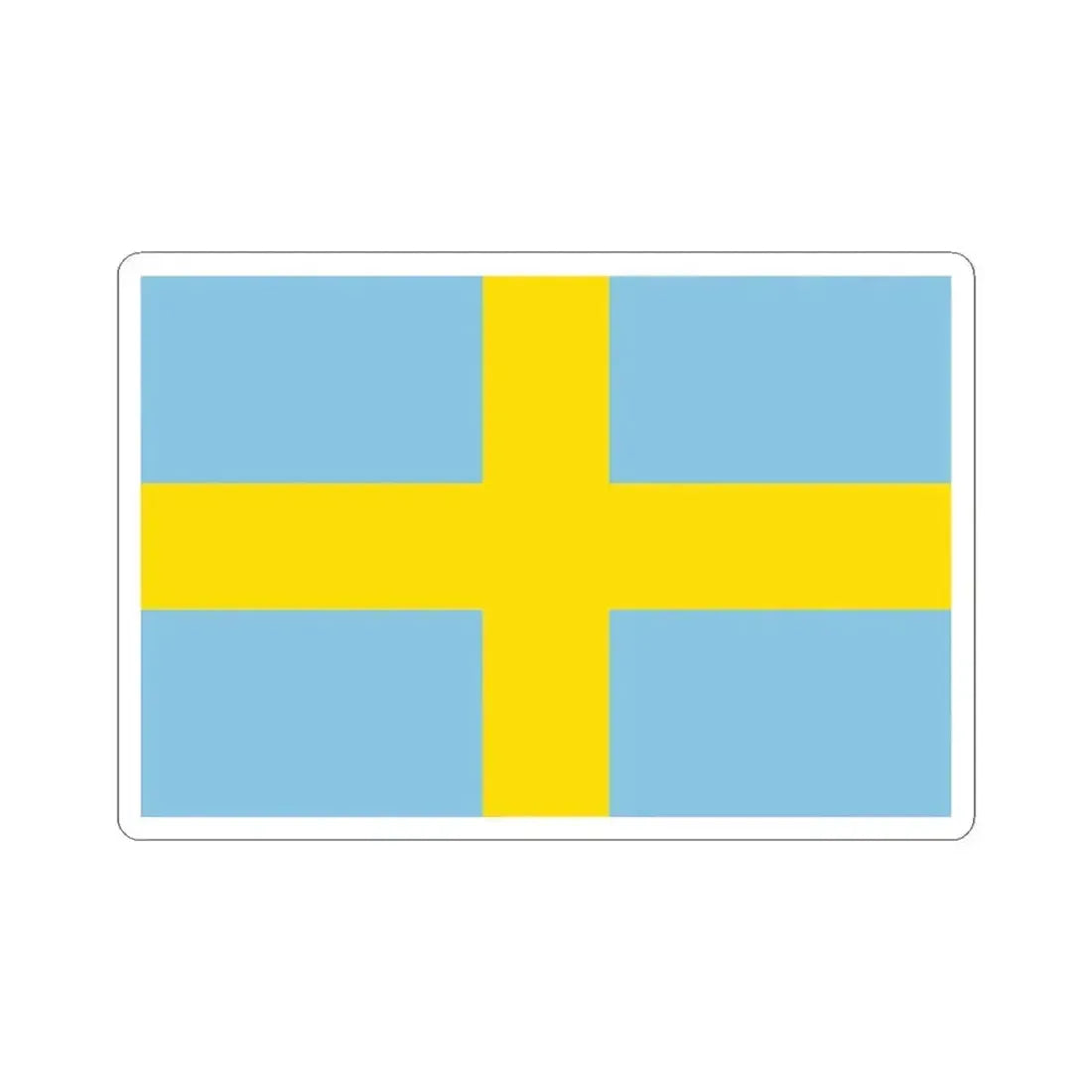 Flag of Havelange (Belgium) STICKER Vinyl Kiss-Cut Decal 3 Inch White - The Sticker Space