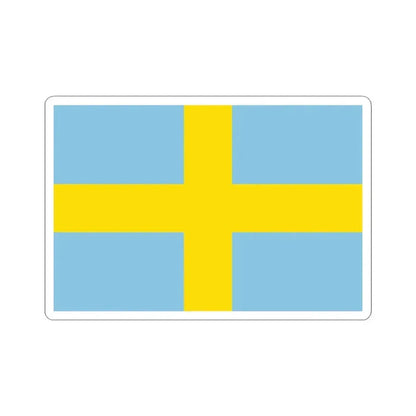 Flag of Havelange (Belgium) STICKER Vinyl Kiss-Cut Decal 3 Inch White - The Sticker Space