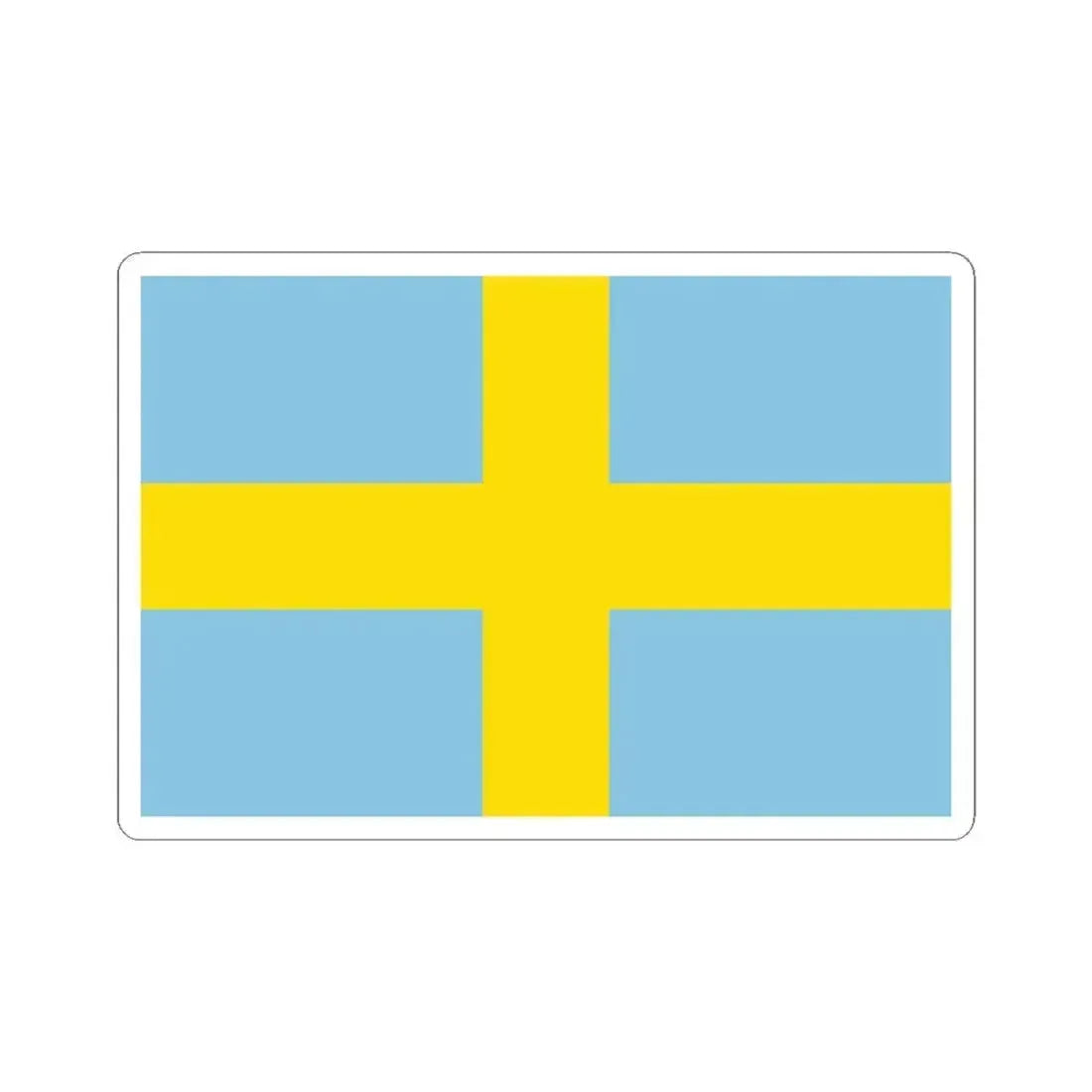 Flag of Havelange (Belgium) STICKER Vinyl Kiss-Cut Decal 4 Inch White - The Sticker Space