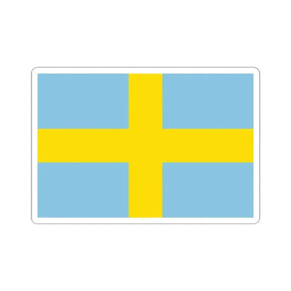 Flag of Havelange (Belgium) STICKER Vinyl Kiss-Cut Decal 4 Inch White - The Sticker Space