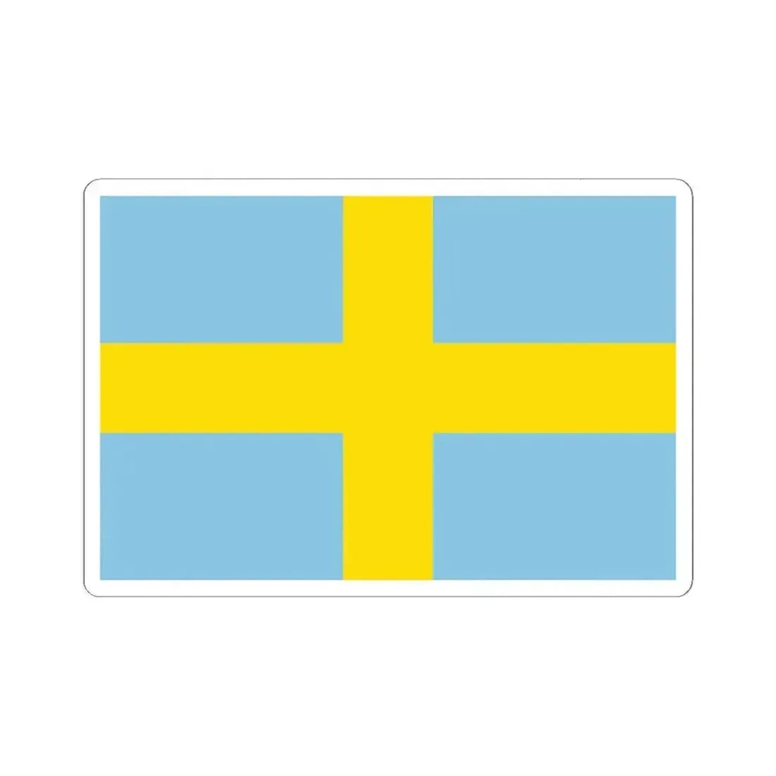 Flag of Havelange (Belgium) STICKER Vinyl Kiss-Cut Decal 6 Inch White - The Sticker Space