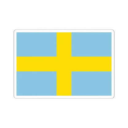 Flag of Havelange (Belgium) STICKER Vinyl Kiss-Cut Decal 6 Inch White - The Sticker Space