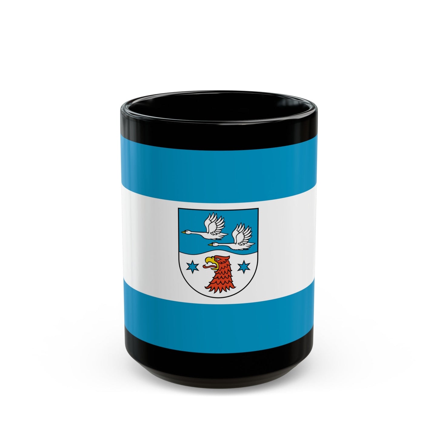 Flag of Havelland Germany - Black Coffee Mug-15oz-The Sticker Space