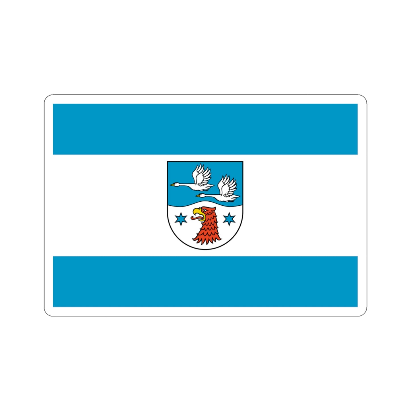 Flag of Havelland Germany STICKER Vinyl Die-Cut Decal-3 Inch-The Sticker Space