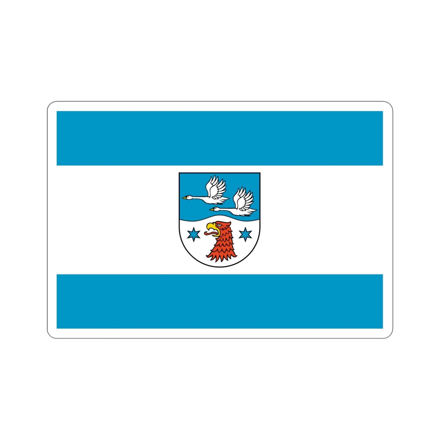 Flag of Havelland Germany STICKER Vinyl Die-Cut Decal-4 Inch-The Sticker Space