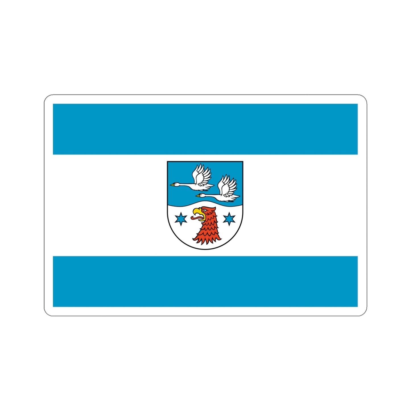 Flag of Havelland Germany STICKER Vinyl Die-Cut Decal-5 Inch-The Sticker Space