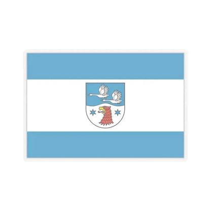 Flag of Havelland Germany - STICKER Vinyl Kiss-Cut Decal 4 Inch Transparent - The Sticker Space