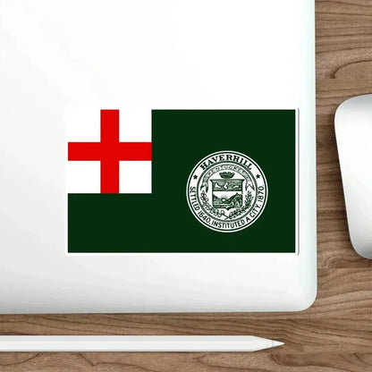 Flag of Haverhill Massachusetts USA STICKER Vinyl Die-Cut Decal - The Sticker Space