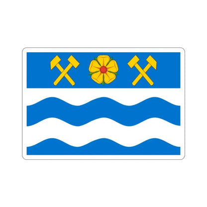 Flag of Havířov Czech Republic STICKER Vinyl Die-Cut Decal 2 Inch - The Sticker Space