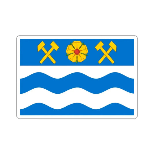 Flag of Havířov Czech Republic STICKER Vinyl Die-Cut Decal 2 Inch - The Sticker Space