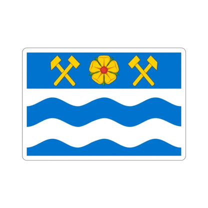 Flag of Havířov Czech Republic STICKER Vinyl Die-Cut Decal 2 Inch - The Sticker Space