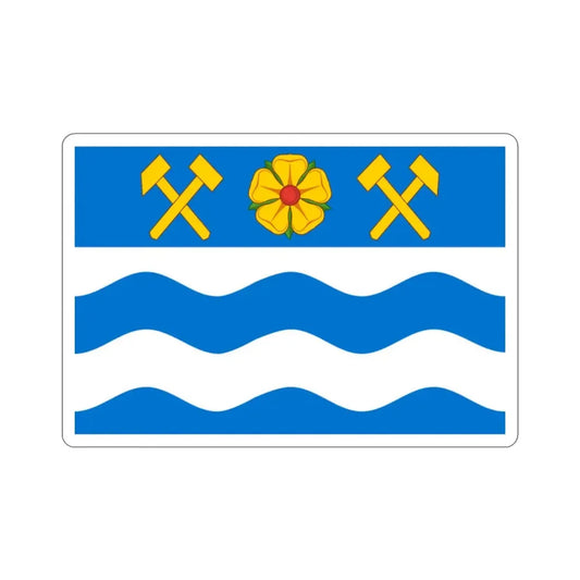 Flag of Havířov Czech Republic STICKER Vinyl Die-Cut Decal 2 Inch - The Sticker Space