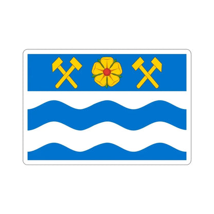 Flag of Havířov Czech Republic STICKER Vinyl Die-Cut Decal 3 Inch - The Sticker Space