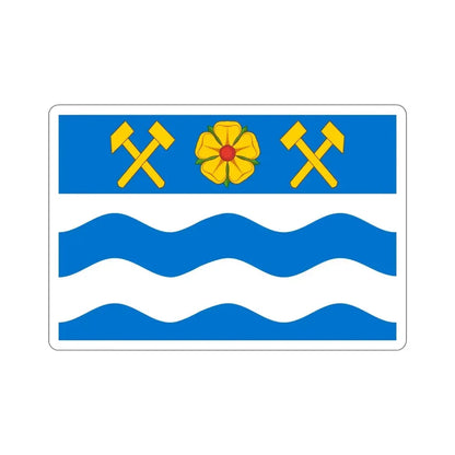 Flag of Havířov Czech Republic STICKER Vinyl Die-Cut Decal 6 Inch - The Sticker Space