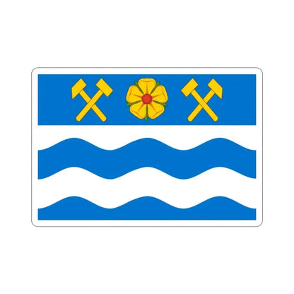 Flag of Havířov Czech Republic STICKER Vinyl Die-Cut Decal - The Sticker Space