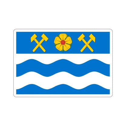 Flag of Havířov Czech Republic STICKER Vinyl Die-Cut Decal - The Sticker Space