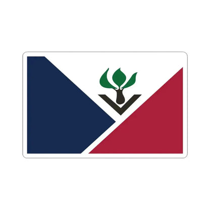 Flag of Hazelwood Missouri (United States) STICKER Vinyl Kiss-Cut Decal 6 Inch White - The Sticker Space