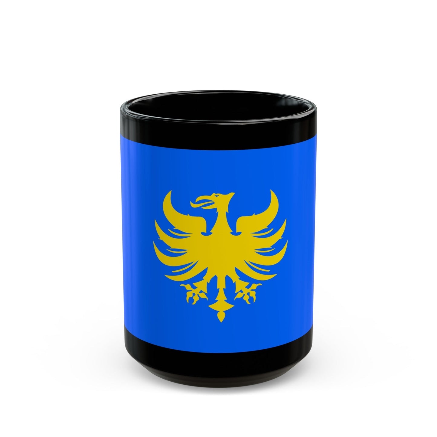 Flag of Heerlen a city in the south of the province of Limburg Netherlands - Black Coffee Mug-15oz-The Sticker Space