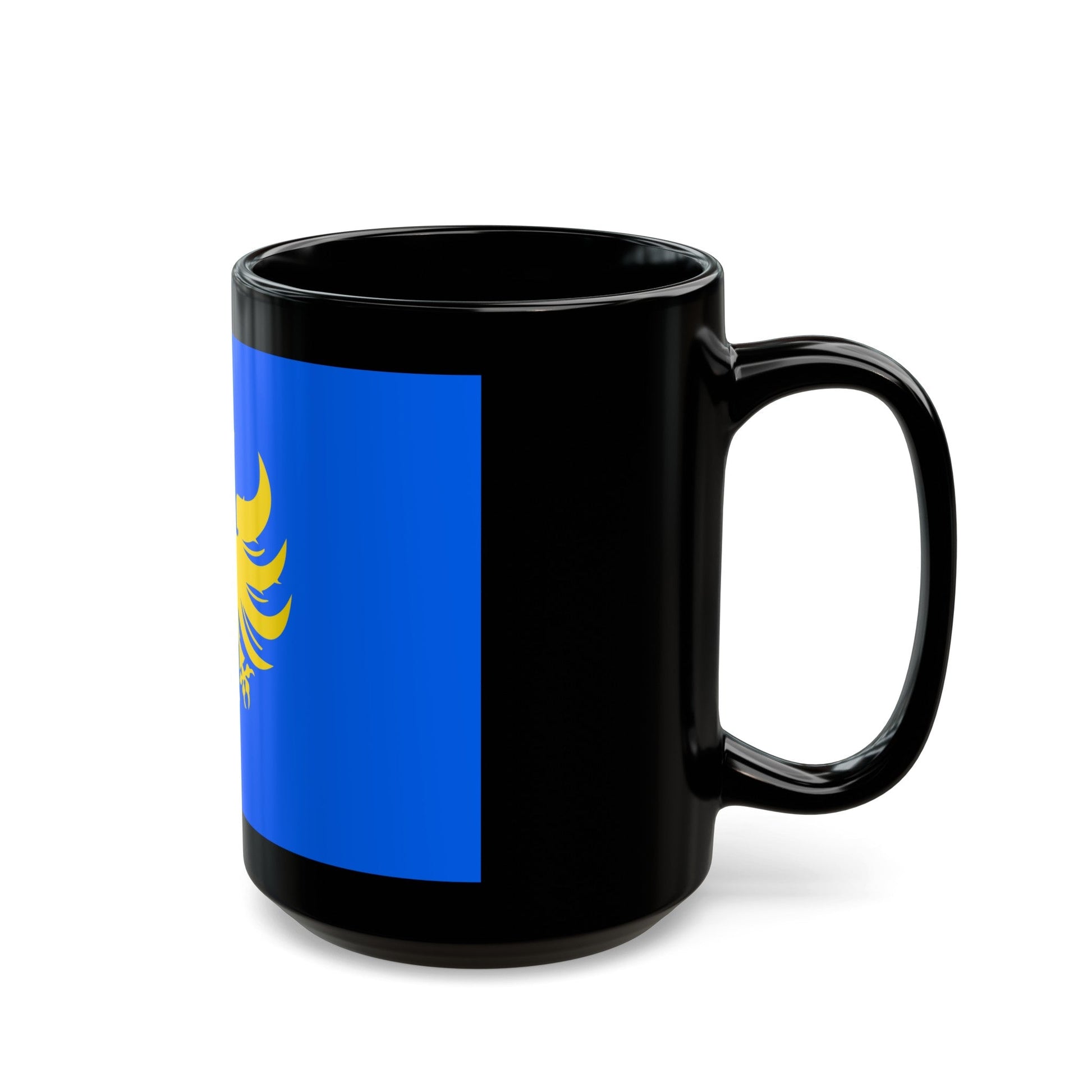 Flag of Heerlen a city in the south of the province of Limburg Netherlands - Black Coffee Mug-The Sticker Space