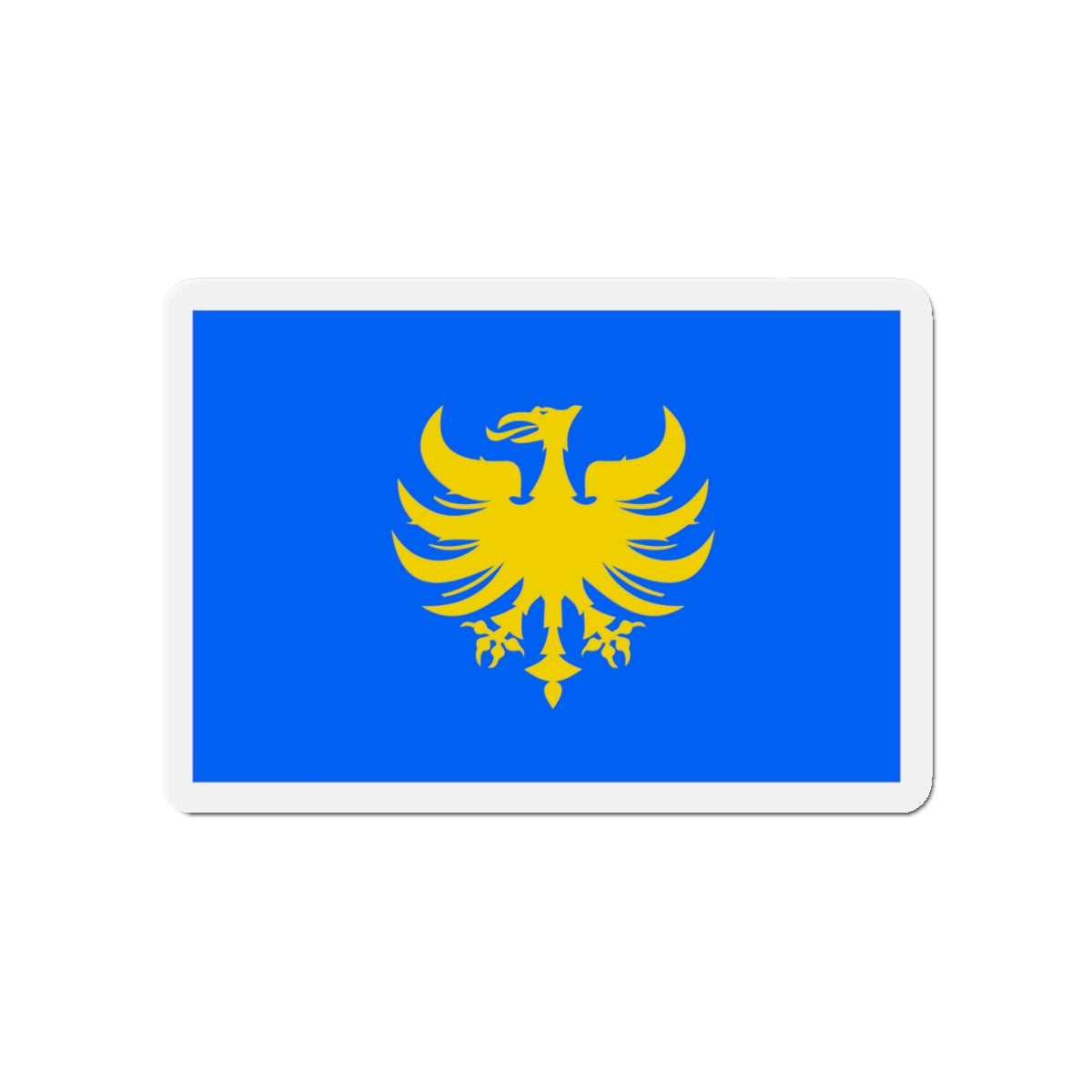 Flag of Heerlen a city in the south of the province of Limburg Netherlands - Die-Cut Magnet-4" x 4"-The Sticker Space