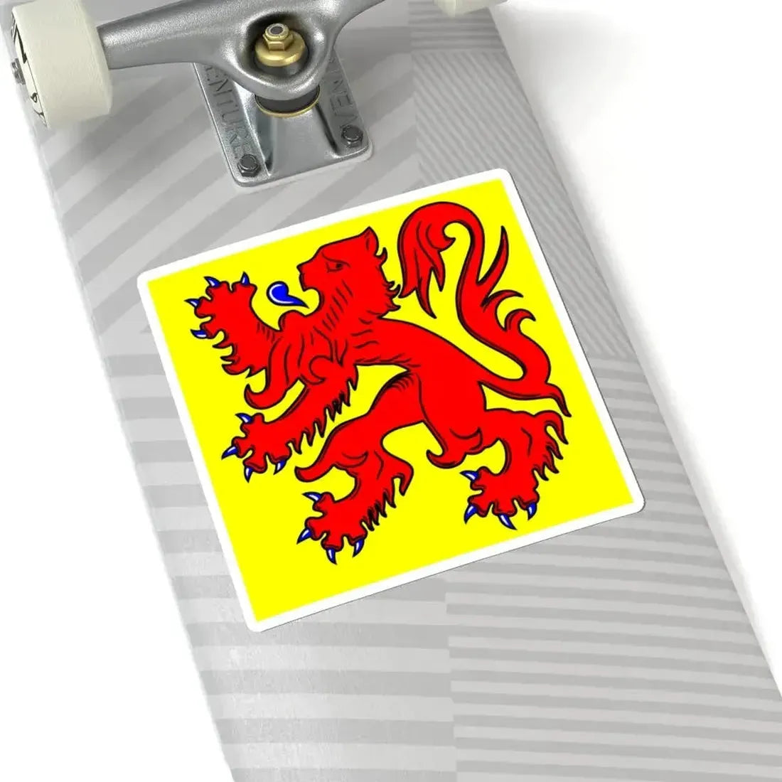Flag of Heers (Belgium) STICKER Vinyl Kiss-Cut Decal - The Sticker Space