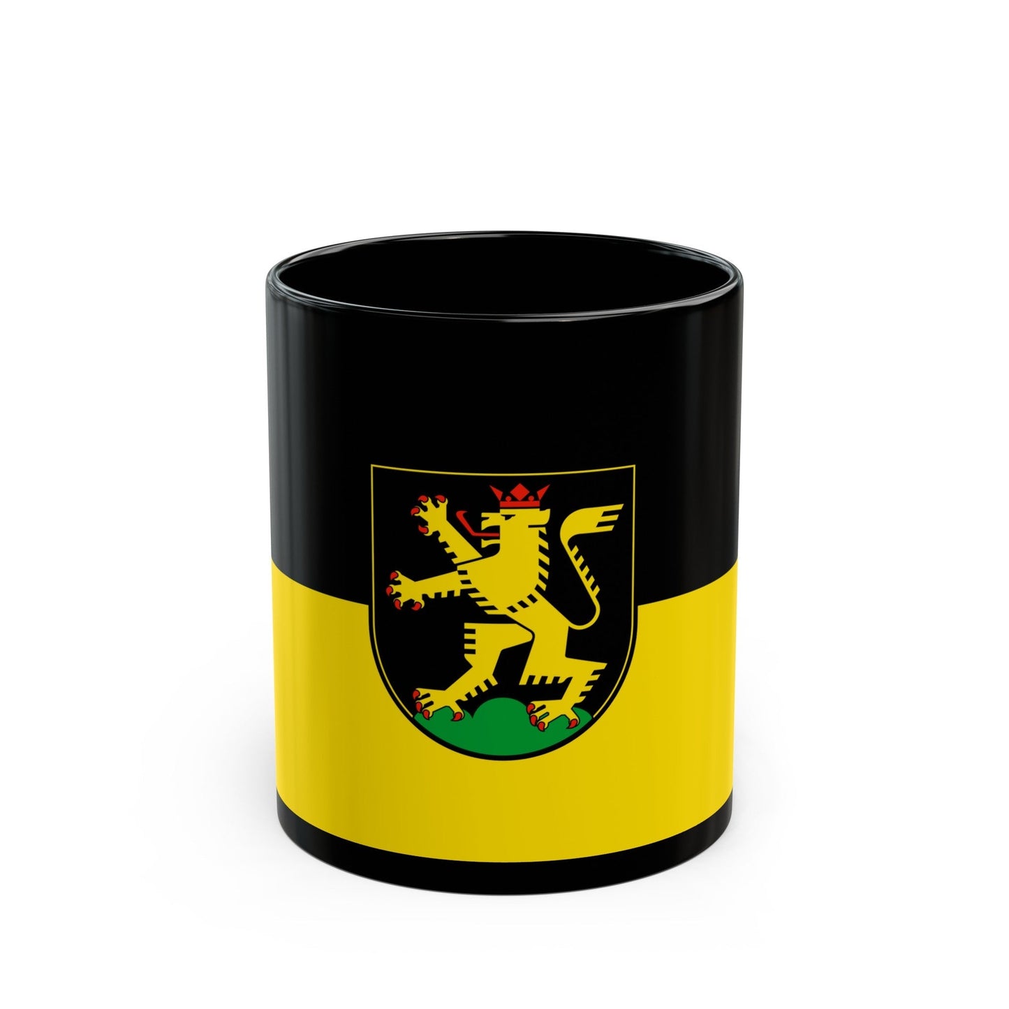 Flag of Heidelberg Germany - Black Coffee Mug-11oz-The Sticker Space