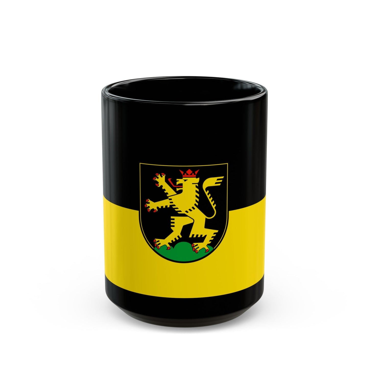 Flag of Heidelberg Germany - Black Coffee Mug-15oz-The Sticker Space