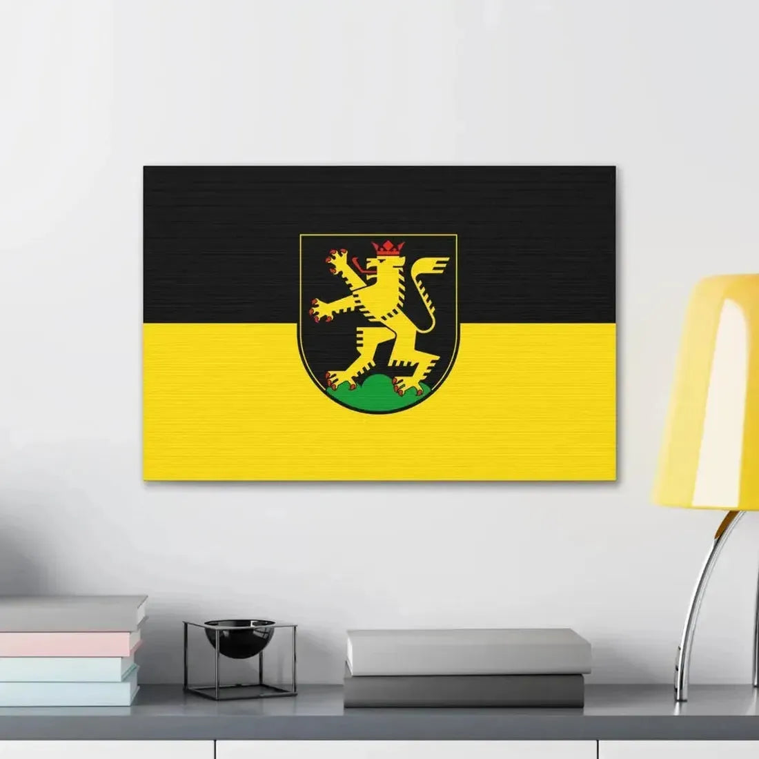 Flag of Heidelberg Germany - Canvas Wall Art - The Sticker Space