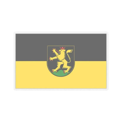 Flag of Heidelberg Germany - STICKER Vinyl Kiss-Cut Decal 2 Inch Transparent - The Sticker Space