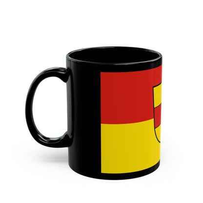 Flag of Heidenheim Germany - Black Coffee Mug-The Sticker Space