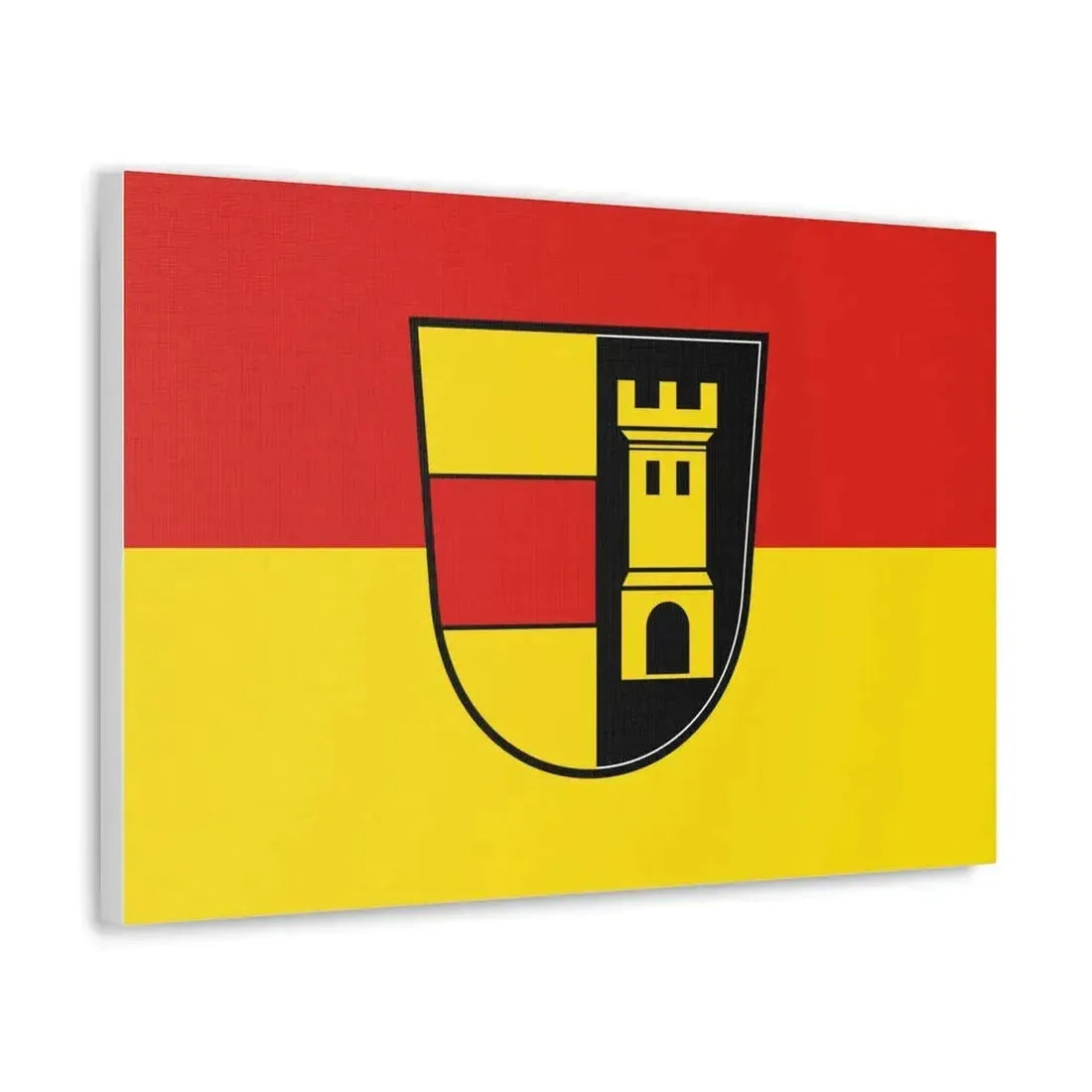 Flag of Heidenheim Germany - Canvas Wall Art - The Sticker Space
