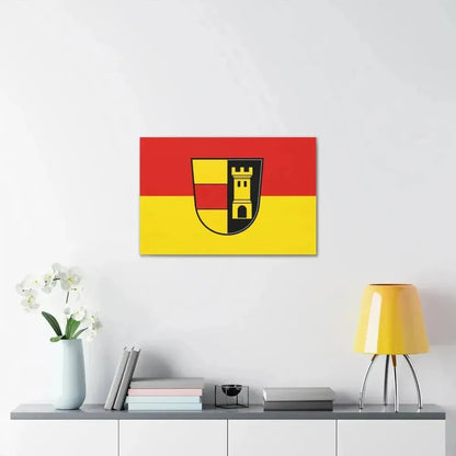 Flag of Heidenheim Germany - Canvas Wall Art - The Sticker Space