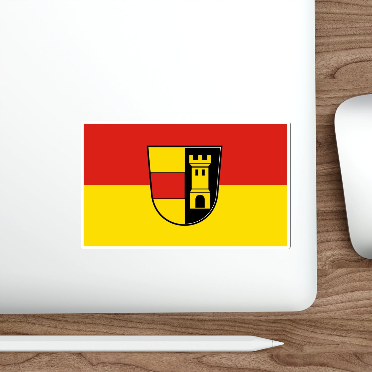 Flag of Heidenheim Germany STICKER Vinyl Die-Cut Decal-The Sticker Space