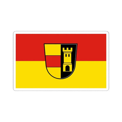 Flag of Heidenheim Germany - STICKER Vinyl Kiss-Cut Decal 6 Inch White - The Sticker Space